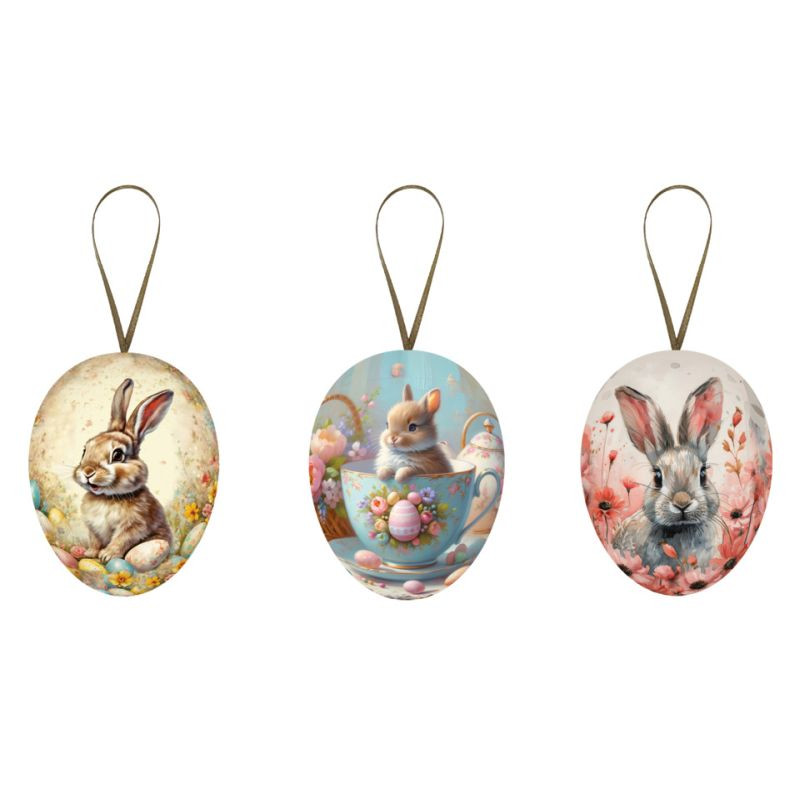 Füllei Häschen mit Henkel Ø 9 cm sortiert kaufen Osterei